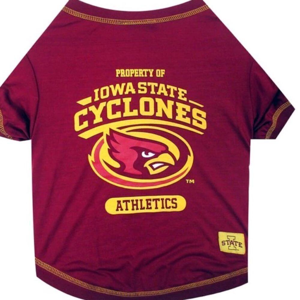 Pet First Sport Team Dog T-Shirt Iowa state cyclones ! Size small shirt